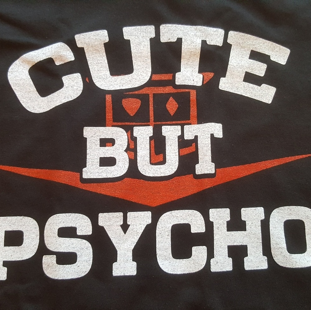 Girls "Cute But Psycho" Psycho-DeVilles T-shirt
